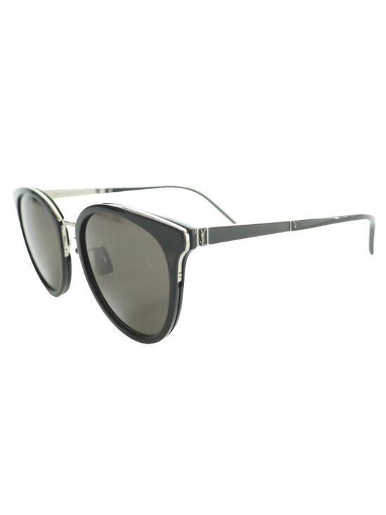 Saint Laurent Paris Asian Fit Sunglasses Eyewear Logo 55 Black SS main image 8